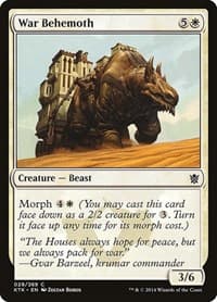 War Behemoth - Khans of Tarkir - Magic: The Gathering card