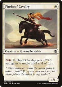 Firehoof Cavalry - Khans of Tarkir - Magic: The Gathering card