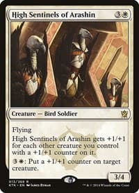 High Sentinels of Arashin - Khans of Tarkir - Magic: The Gathering card