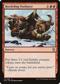 Hordeling Outburst - Khans of Tarkir - Magic: The Gathering card