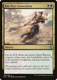 Kin-Tree Invocation - Khans of Tarkir - Magic: The Gathering card