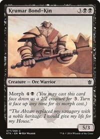 Krumar Bond-Kin - Khans of Tarkir - Magic: The Gathering card