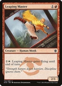 Leaping Master - Khans of Tarkir - Magic: The Gathering card