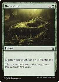 Naturalize - Khans of Tarkir - Magic: The Gathering card