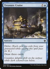 Treasure Cruise - Khans of Tarkir - Magic: The Gathering card