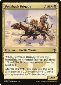 Ponyback Brigade - Khans of Tarkir - Magic: The Gathering card