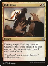 Ride Down - Khans of Tarkir - Magic: The Gathering card