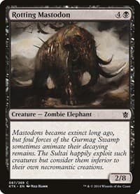 Rotting Mastodon - Khans of Tarkir - Magic: The Gathering card