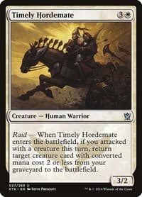 Timely Hordemate - Khans of Tarkir - Magic: The Gathering card