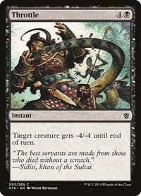 Throttle - Khans of Tarkir - Magic: The Gathering card
