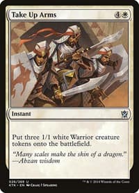 Take Up Arms - Khans of Tarkir - Magic: The Gathering card