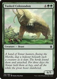 Tusked Colossodon - Khans of Tarkir - Magic: The Gathering card