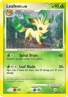 Leafeon - 24/100 (DP Majestic Dawn) - Deck Exclusives - Pokemon card