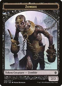 Zombie Token - Khans of Tarkir - Magic: The Gathering card