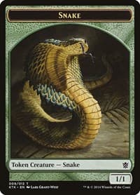 Snake Token - Khans of Tarkir - Magic: The Gathering card