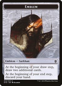 Emblem - Sarkhan, the Dragonspeaker - Khans of Tarkir - Magic: The Gathering card
