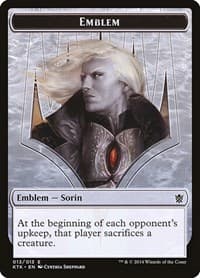 Emblem - Sorin, Solemn Visitor - Khans of Tarkir - Magic: The Gathering card