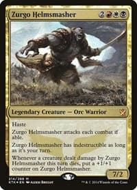 Zurgo Helmsmasher - Prerelease Cards - Magic: The Gathering card