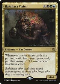 Rakshasa Vizier - Prerelease Cards - Magic: The Gathering card