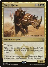 Siege Rhino - Prerelease Cards - Magic: The Gathering card