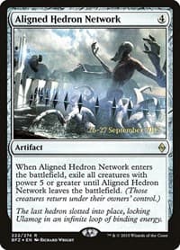 Aligned Hedron Network - Prerelease Cards - Magic: The Gathering card