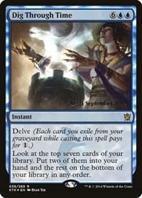 Dig Through Time - Prerelease Cards - Magic: The Gathering card