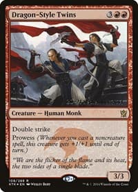 Dragon-Style Twins - Prerelease Cards - Magic: The Gathering card