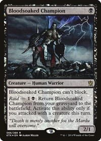 Bloodsoaked Champion - Prerelease Cards - Magic: The Gathering card
