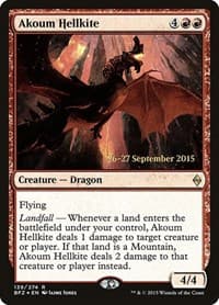 Akoum Hellkite - Prerelease Cards - Magic: The Gathering card