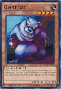 Giant Rat - Structure Deck: Geargia Rampage - YuGiOh card