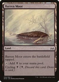 Barren Moor - Duel Decks: Anthology - Magic: The Gathering card