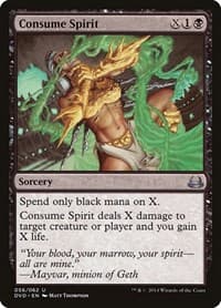 Consume Spirit - Duel Decks: Anthology - Magic: The Gathering card
