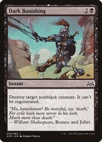 Dark Banishing - Duel Decks: Anthology - Magic: The Gathering card