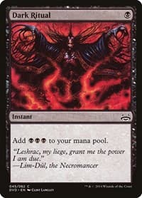 Dark Ritual - Duel Decks: Anthology - Magic: The Gathering card