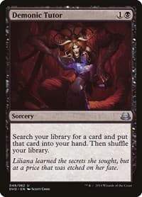 Demonic Tutor - Duel Decks: Anthology - Magic: The Gathering card