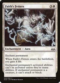Faith's Fetters - Duel Decks: Anthology - Magic: The Gathering card