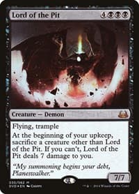 Lord of the Pit - Duel Decks: Anthology - Magic: The Gathering card