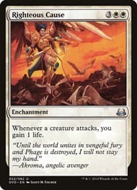 Righteous Cause - Duel Decks: Anthology - Magic: The Gathering card