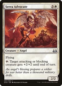 Serra Advocate - Duel Decks: Anthology - Magic: The Gathering card