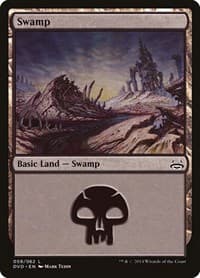Swamp (059) (DVD) - Duel Decks: Anthology - Magic: The Gathering card