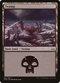 Swamp (060) (DVD) - Duel Decks: Anthology - Magic: The Gathering card