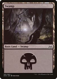 Swamp (061) (DVD) - Duel Decks: Anthology - Magic: The Gathering card
