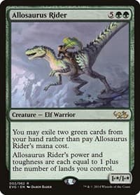 Allosaurus Rider - Duel Decks: Anthology - Magic: The Gathering card