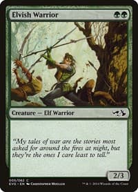 Elvish Warrior - Duel Decks: Anthology - Magic: The Gathering card