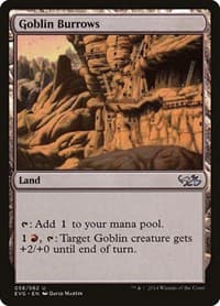 Goblin Burrows - Duel Decks: Anthology - Magic: The Gathering card