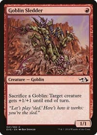 Goblin Sledder - Duel Decks: Anthology - Magic: The Gathering card