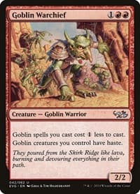 Goblin Warchief - Duel Decks: Anthology - Magic: The Gathering card
