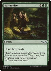 Harmonize (EVG) - Duel Decks: Anthology - Magic: The Gathering card