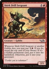 Skirk Drill Sergeant - Duel Decks: Anthology - Magic: The Gathering card