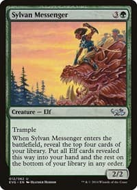 Sylvan Messenger - Duel Decks: Anthology - Magic: The Gathering card